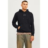 Jack & Jones Erkek JJHAKKAI Kapüşonlu Sweatshirt - Siyah