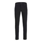 Jack & Jones Erkek Jjıglenn Düşük Bel Slim Fit Jean Pantolon 12246949 Siyah 34/32