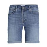 JACK & JONES Erkek JJIRICK JJFOX SHORTS 50SPS CB 037 SN Şort, Blue Denim, S