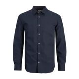 Jack & Jones, Erkek, JJJOE SHIRT LS PLAIN, Gömlek, Navy Blazer, S