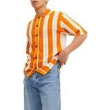 Jack & Jones Erkek JORBELMONT KNITTED SHIRT Gömlek Dark Cheddar L