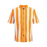 Jack & Jones Erkek JORBELMONT KNITTED SHIRT Gömlek Dark Cheddar S