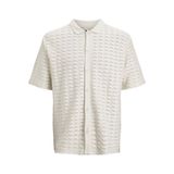 Jack & Jones Erkek JORBELMONT KNITTED SHIRT Gömlek Moonbeam M