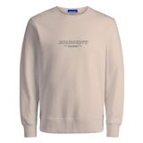 JACK & JONES Erkek Jorbronx Sweat Crew FST Sweatshirt, Tereyağı krema., XXL