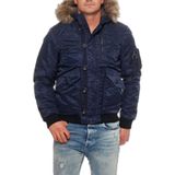 JACK & JONES Erkek Jorforce Bomber ceket, Mavi (Navy Blazer Fit: Slim), S