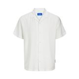 Jack & Jones Erkek JORJEFF MARBELLA RESORT SHIRT Gömlek, Kirli Beyaz, L