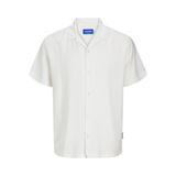 Jack & Jones Erkek JORJEFF MARBELLA RESORT SHIRT Gömlek, Kirli Beyaz, XL