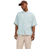 Jack & Jones Erkek JORJOHN OVERSIZED SHIRT SS Gömlek, Yeşil, M