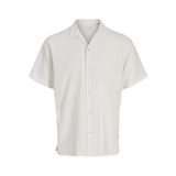 JACK & JONES Erkek Jorluke Crinkle Resort Shirt Ss Sn Gündelik Gömlek, Cloud Dancer., XXL