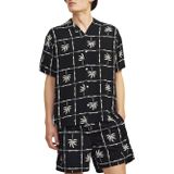 JACK & JONES Erkek Jorluke Ocean Resort Shirt Ss kısa kollu gömlek, Siyah, M