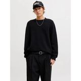 Jack & Jones Erkek Jornorrebro Catskılls Knıt Crew Neck Siyah Kazak - 12293244 - XL