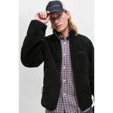 Jack & Jones Erkek Jornorrebro Dik Yaka Teddy Polar Mont 12282890 Siyah - XL