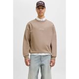Jack & Jones Erkek Jornorrebro Rahat Kalıp Bisiklet Yaka Sweatshirt 12282893 Mocha
