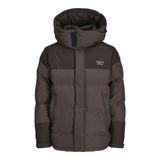 Jack & Jones Erkek JORTWICE TECHINCAL PUFFER Mont, Koyu Kahve, XL