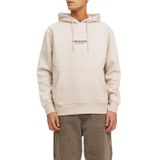 JACK & JONES Erkek Jorvesterbro Sweat Hood Noos Sweatshirt, Moonbeam, S