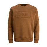 Jack & Jones Erkek JPRBLABLAKE SWEAT CREW NECK Sweatshirt, Kahverengi, XL