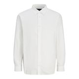 JACK & JONES Erkek Jprblabushwick Stanley Gömlek L/S Sn Gündelik Gömlek, Parlak Beyaz/Kesim: Sağlam, S EU, Parlak beyaz, S