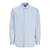 JACK & JONES Erkek Jprblabushwick Stanley Gömlek L/S Sn Uzun Kollu Gömlek, Mavi (Chambray Blue), M