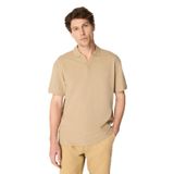 JACK & JONES Erkek Jprbladon SS Polo V Yaka Polo Tişört, Ekru/Detay: melanj, S