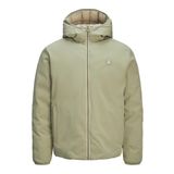 JACK & JONES Erkek Jprblubrook ters çevrilebilir ceket, kapitone ceket, Overland Trek, L