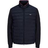 Jack & Jones Erkek Jprblugarry Kolları Örme Dik Yaka Ceket Mont 12303513 Lacivert - 2XL