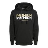 JACK & JONES Erkek JPRBLUGERE SWEAT HOOD PRAU23 Sweatshirt, Black, M