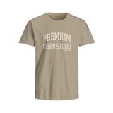 JACK & JONES Erkek Jprblutimmy Ss Tee Crew Neck FST, Beyaz Biber, S