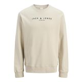 JACK & JONES Erkek Jprccjayson Sweat Crew Neck, Gümüş Astar, M