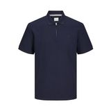 JACK & JONES Erkek Jprccjohnny Yarım Fermuarlı Ss Polo Sn Polo Tişört, Gece Gökyüzü, XXL