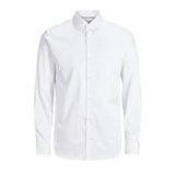 JACK & JONES Erkek Jprcomfort Shirt L/S Noos iş gömleği, Beyaz (White Fit: comfort Fit), M