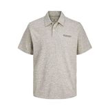 Jack & Jones Erkek Jprlewis SS Polo Styd Ss25, Badem Sütü, M