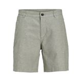 JACK & JONES Erkek JPSTACE JJSUMMER LINEN BLEND SHORT SN Şort, Deep Lichen Green Detail:MELANGE, M