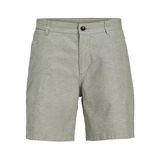 JACK & JONES Erkek JPSTACE JJSUMMER LINEN BLEND SHORT SN Şort, Deep Lichen Green Detail:MELANGE, S