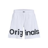JACK & JONES Erkek JPSTBILL JJCHICAGO MESH SHORTS GMS Şort Parlak Beyaz M
