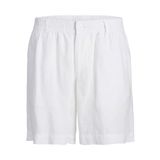 Jack & Jones Erkek JPSTBILL JJLAWRENCE LINEN SHORT SN Jogger Şort, Parlak Beyaz, L