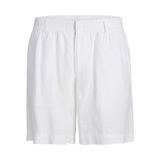 Jack & Jones Erkek JPSTBILL JJLAWRENCE LINEN SHORT SN Jogger Şort, Parlak Beyaz, M