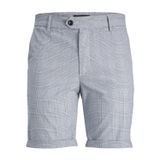 JACK & JONES Erkek Jpstconnor Jjshorts AKM Sn Chino Şort, Mavi indigo/detay: kontrol, M