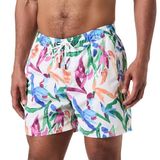 JACK & JONES Erkek JPSTFIJI JJSWIM AOP ORIGINALS LY Deniz Şortu Krem Rengi S