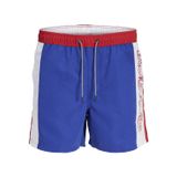 JACK & JONES Erkek JPSTFIJI JJSWIM COLORBLOCKING LY Deniz Şortu Mavi S
