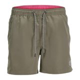 JACK & JONES Erkek Jpstfiji Jjswim Solid Ly Sn Şort, Yeşil., S