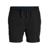 JACK & JONES Erkek Jpstfiji Jjswim Solid Sn Ps Yüzme Şortu, Siyah, 48 Große Größen