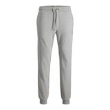Jack & Jones Erkek JPSTGORDON JJSHARK SWEAT PANTS AT NOOS Spor Eşofmanı, Açık Gri, L EU