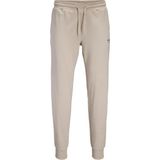 Jack & Jones Erkek Jpstgordon Logo Detaylı Çift Cepli Eşofman Altı 12288641 A.bej - 2XL