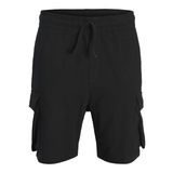 Jack & Jones Erkek Jpstgordon Loui Sweat Şort LNG, Siyah, L, Siyah, L