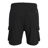 JACK & JONES Erkek Jpstgordon Loui Sweat Şort LNG, Siyah, S