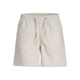 JACK & JONES Erkek JPSTJAIDEN JJSUMMER LINEN BLEND SHORT SN Jogger Şort Koyu Bej XXL