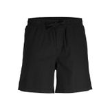JACK & JONES Erkek JPSTJAIDEN JJSUMMER LINEN BLEND SHORT SN Jogger Şort Siyah L