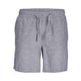 JACK & JONES Erkek JPSTJAIDEN JJSUMMER LINEN BLEND SHORT SN Jogger Şort Soluk Mavi M