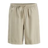Jack & Jones Erkek JPSTKARL JJAARON TENCEL JOGGER SHORT Jogger Şort, Koyu Bej, L