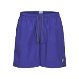 Jack & Jones Erkek JPSTKAUAI JJSWIM WIDE LY Deniz Şortu, Mavi, S